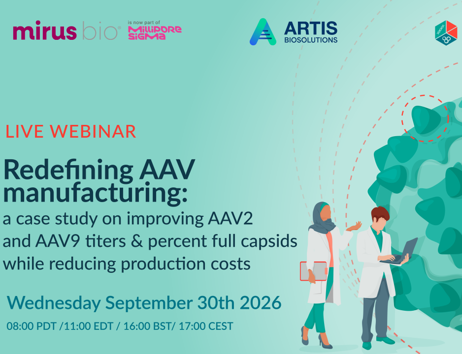 Webinar Invite: Redefining AAV Manufacturing